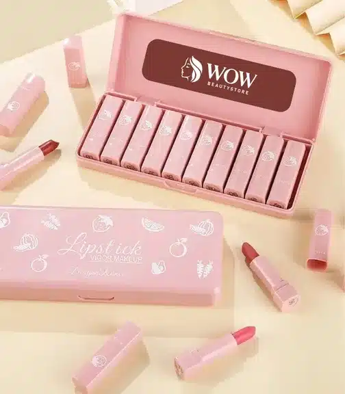 Mini Matte Lipstick Combo Set with Storage Case